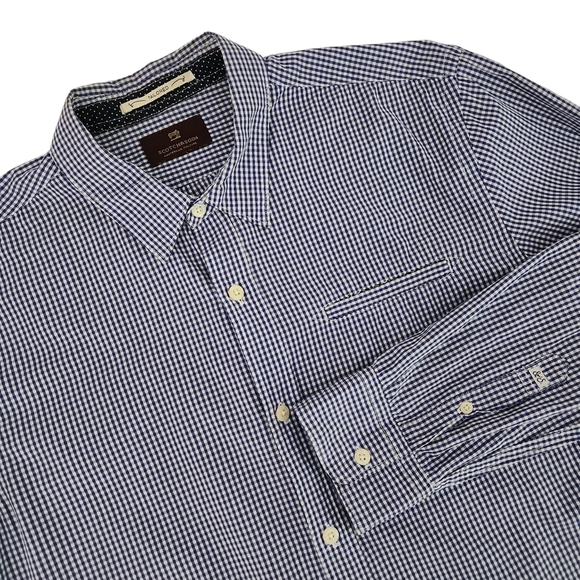 SCOTCH & SODA Gingham Button-Up Shirt large - Picture 2 of 15